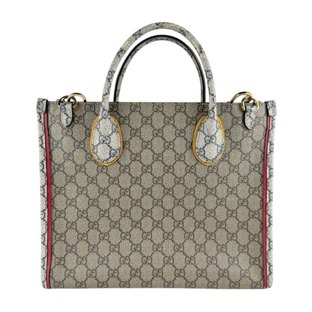 GUCCI Brown Canvas Shoulder Bag - Picture 3 of 13